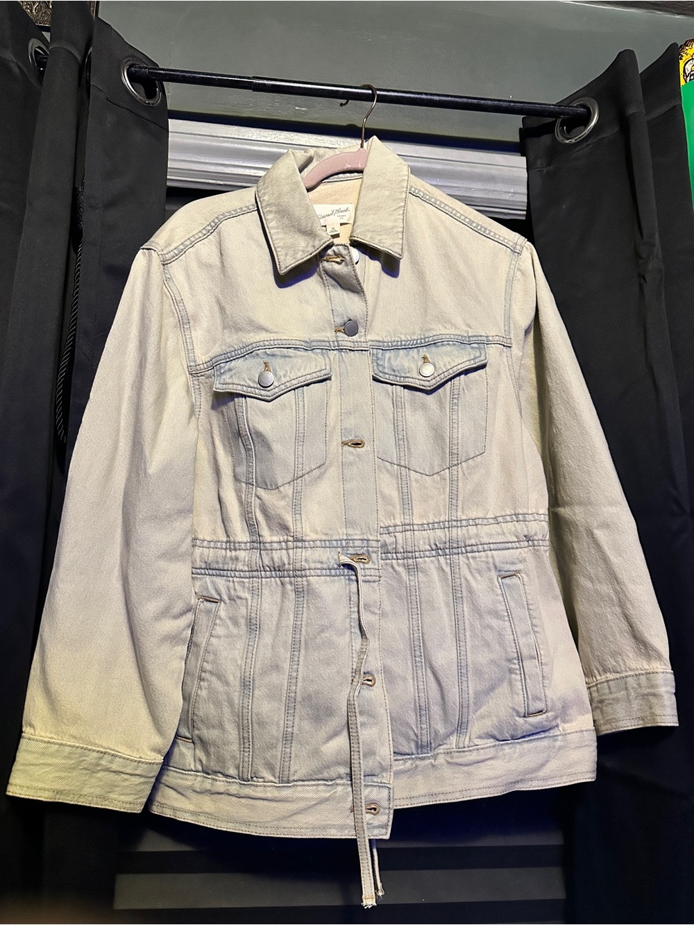 Women's Denim Cinched Jacket